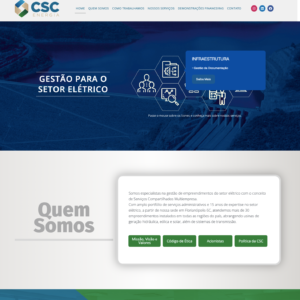 Web site CSC Energia